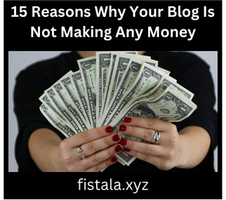 15 Reasons Why Your Blog Is Not Making Any Money