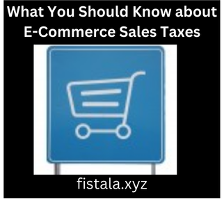 What You Should Know about E-Commerce Sales Taxes